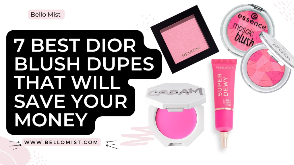 Dior Pink 001 Backstage Rosy Glow Blush Dupes  Swatch Comparisons